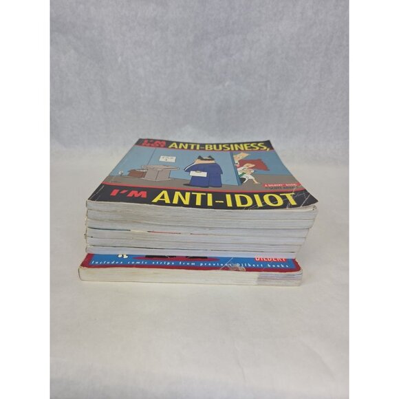 Dilbert Books Comics By Scott Adams Lot of 7 Office Humour 1997-08 Paperback - Picture 3 of 16